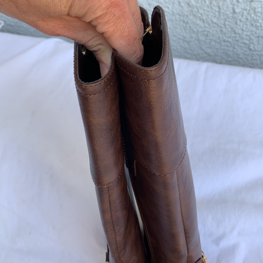 G by Guess women’s dark brown riding tall boots - NWOT - wide calf size 5M - Picture 15 of 17